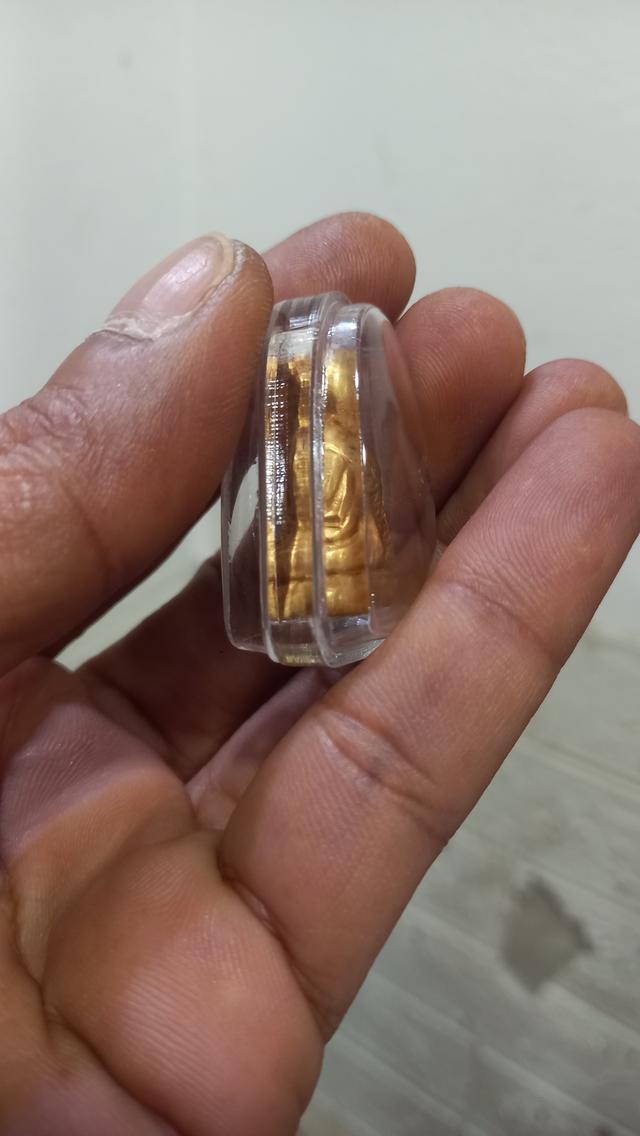 หลวงพ่อเงินคอแอลปี15วัดบางคลานโค๊ต14/15สวยๆไม่ผ่านการใช้พร้อมกรอบ รูปที่ 5