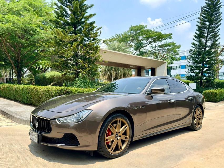 Maserati ghibli 2017 สีน้ำตาล วิ่งน้อย รถสวยราคาดีสุด รูปย่อยที่ 1