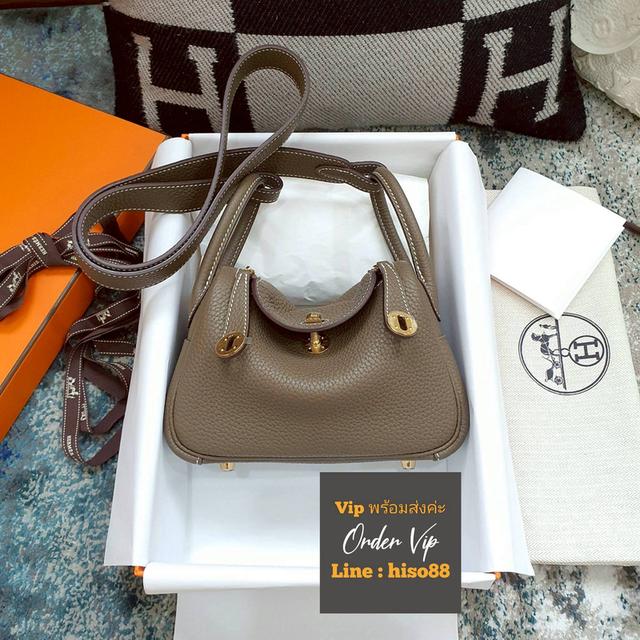 Lindy Mini Clemence Etoupe GHW #Stamp W