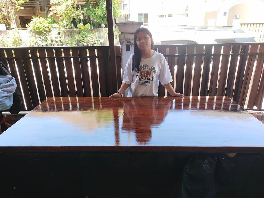 ไม้แผ่นเดียว ไม้แท้ 100cmx200cm หนา 5 cm รูปที่ 9