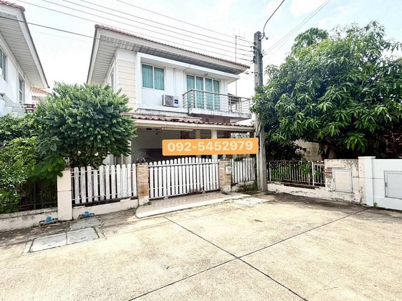 ขาย บ้านแฝด หลังริม หมู่บ้านเดอะวิลล่า รัตนาธิเบศร์ 1