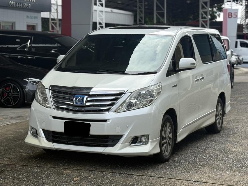 (แจ้งรหัสรถ SG53) Toyota Alphard  Hybrid ปี2012