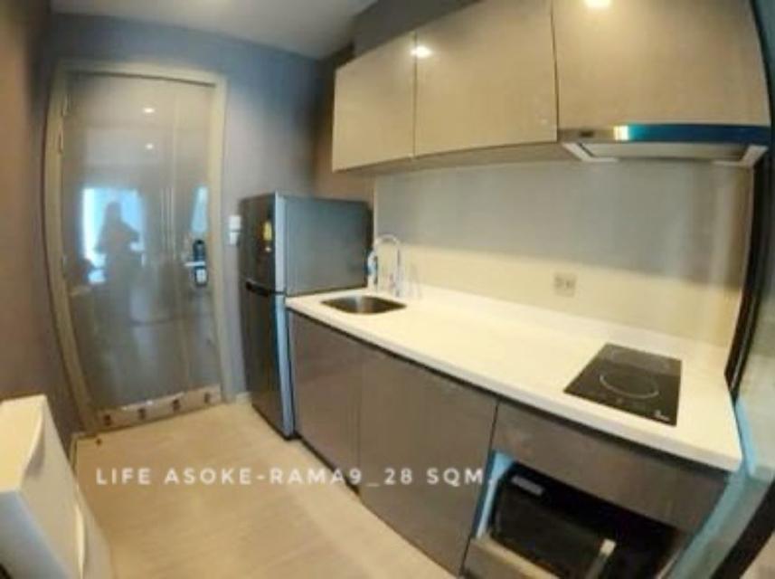 ให้เช่า คอนโด studio type 1 bedroom Life Asoke - Rama 9 : ไลฟ์ อโศก พระราม 9 28 ตรม. good location good facilities near  4