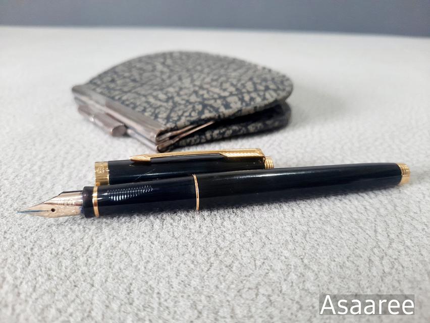 ขอขายปากกาหมึกซึมหัวทอง Parker fountain pen หัวทอง 14K รุ่นหัว 585 made in France  4