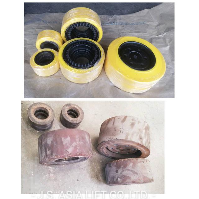 หล่อล้อโพลียูริเทน ล้อForklift 6