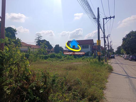 รูป ขายที่ดิน 159 ตารางวา ติดถนนราษฎร์อุทิศ แสนแสบ มีนบุรี  เหมาะทำการค้า 2