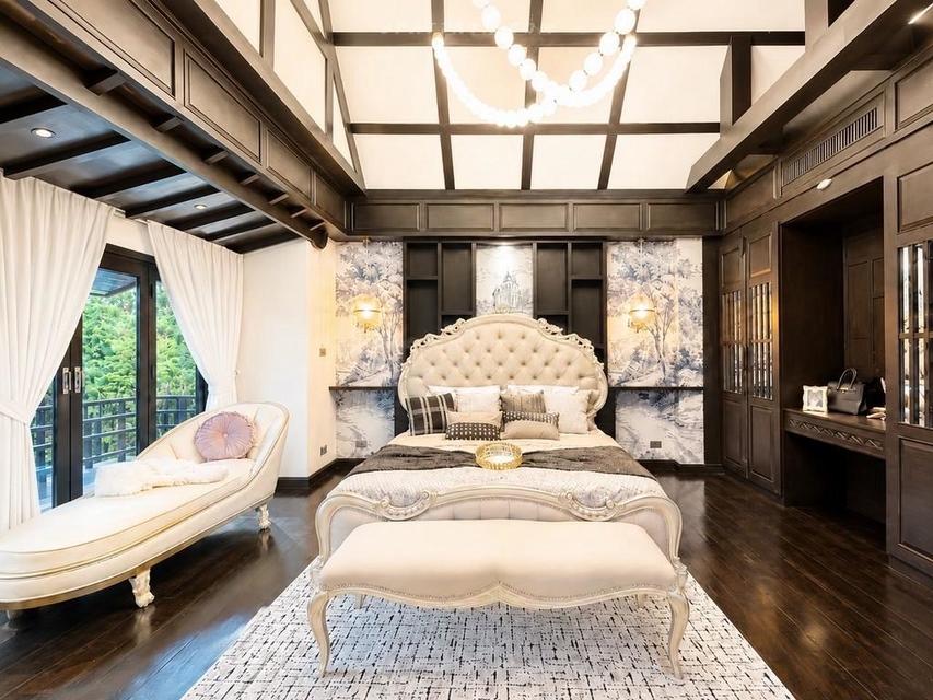 For Rent — Exclusive Thai-Modern Luxury Pool Villa near Na Jomtien Beach 4 bedrooms 5 bathrooms walking distance to the beach. elegant design รูปที่ 6