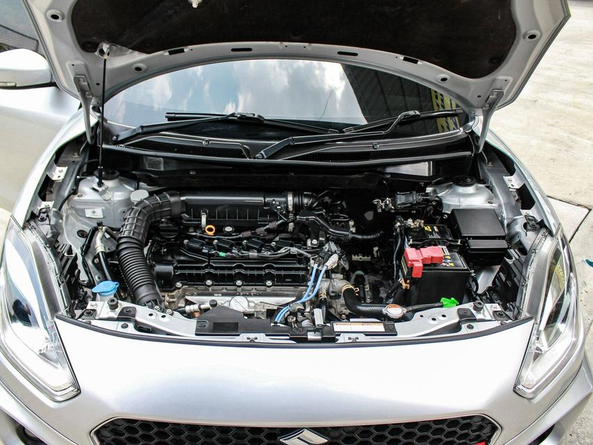 SUZUKI SWIFT 1.2L GLX CVT ปี 2019  โฉม ปี18-ปัจจุบัน เครื่องเบนชิน สีเทา เกียร์ AUTO ไมล์เพียง 107,863 km. 10