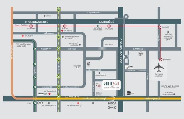  ให้เช่า บ้าน anya อัญญ่า บางนา-รามคำแหง 2 บ้านแนวคิดใหม่จาก Land&Houses ใกล้ Mega & Ikea บางนา 15