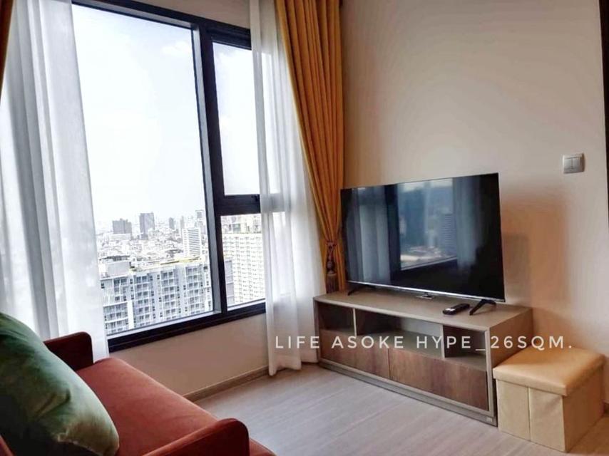รูป ให้เช่า คอนโด new room for rent Life Asoke Hype : ไลฟ์ อโศก ไฮป์ 26 ตรม. studio type close to MRT Rama9 5