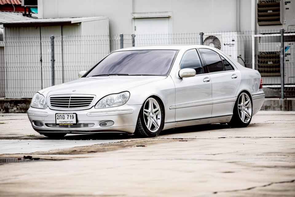Benz S280 ปี 2001 สีเทา สวยมีทรง โช็คถุงลม