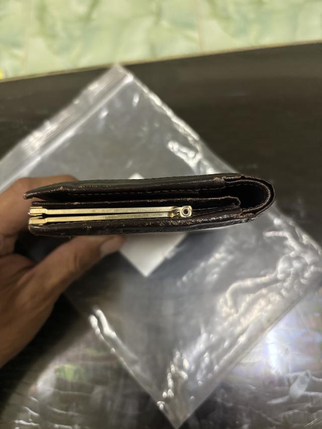 กระเป๋าสตางค์หนังแท้ งานวินเทจอิตาลีแท้	•	🇮🇹 MADE IN ITALY รูปที่ 4