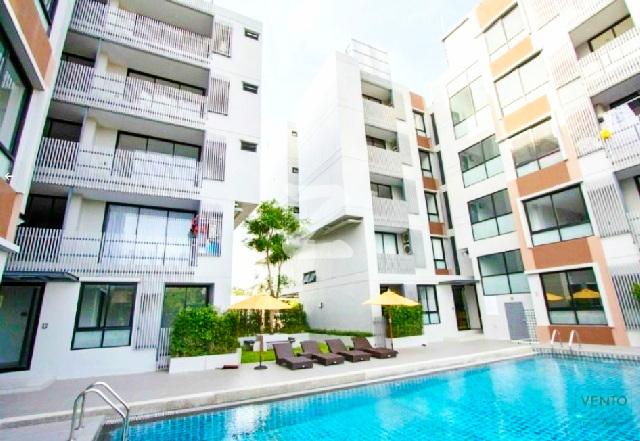 ซ.สุคนธสวัสดิ์ ชั้น3 ตึกA 2นอน Vento Condo เกษตร-นวมินทร์ เฟอร์ เครื่องใช้ไฟฟ้าครบ 1 น้ำ 43 ตร.ม. เป็นส่วนตัว