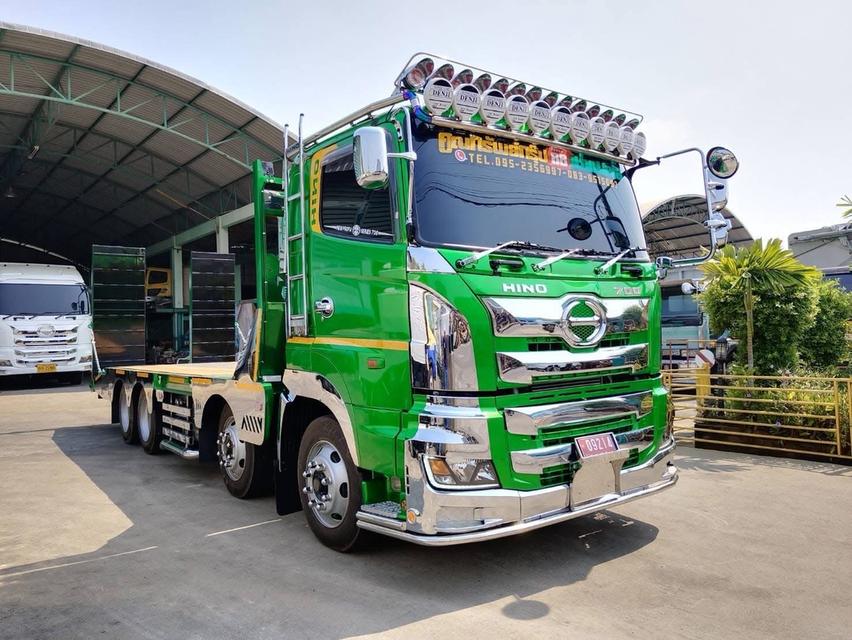 รถบรรทุกสไลด์ 12 ล้อ Hino Series 700 2