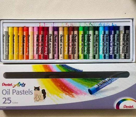 Pentel สีชอล์คผสมเทียน 1