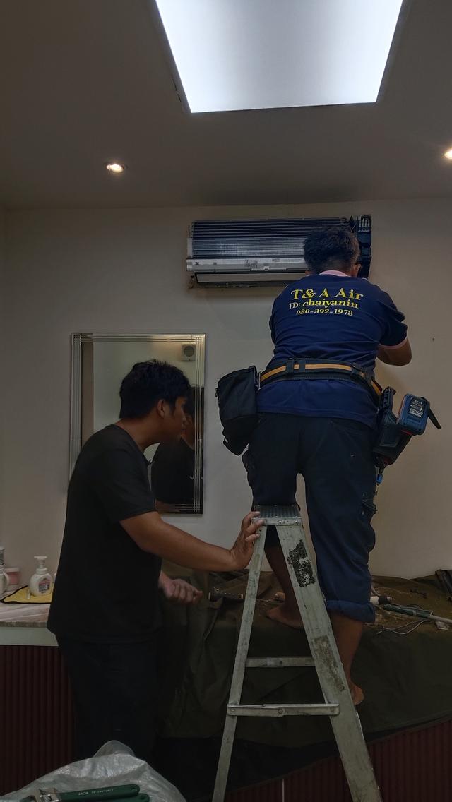 ล้างแอร์ลำลูกกา ซ่อมแอร์หนองเสือ ย้ายแอร์สายไหม ติดตั้งแอร์สุขาภิบาล 5 รูปย่อยที่ 3