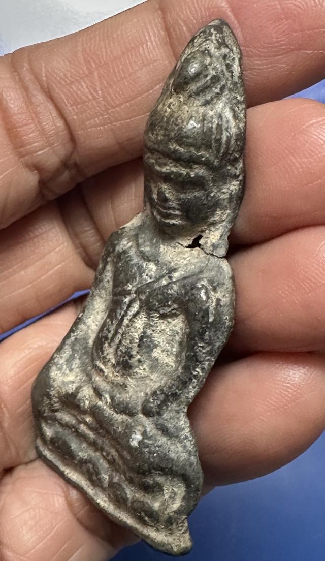 พระหูยาน กรุวัดปืน เนื้อชินแก่ตะกั่ว 6