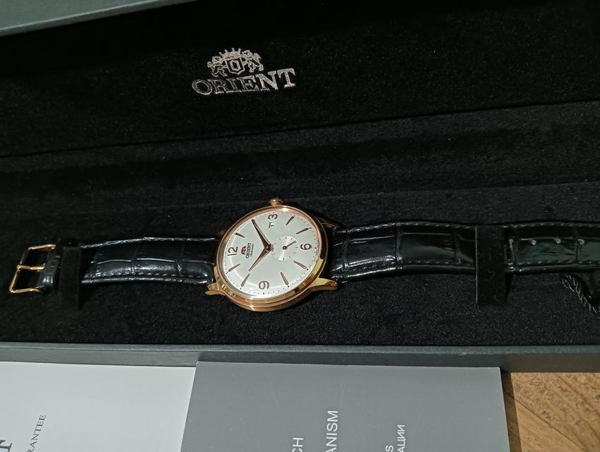 นาฬิกา oriant เรือนทอง หน้าปัดขาว