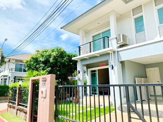 ใหม่ หัวมุม เฟอร์ฯครบ 3-4นอน MRTหลักสอง 500ม. แยก-หน้าเดอะมอลล์บางแค กาญจนาภิเษก กัลปพฤกษ์ ให้เช่าบ้านเดี่ยวสุดหรู 2 ชั้ 1