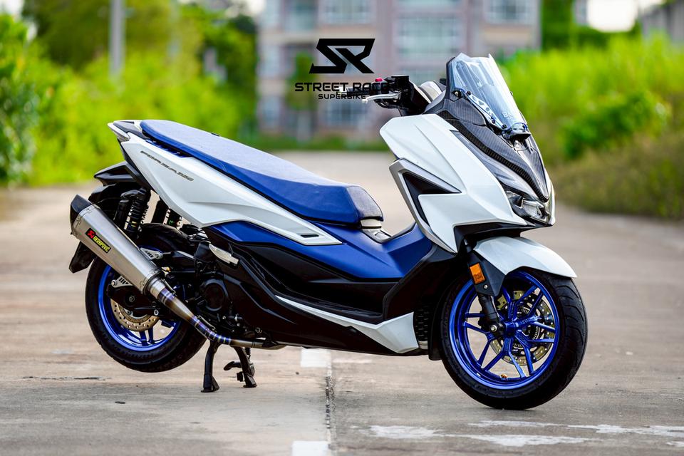 2021 Honda forza350 ปี 2021 สี ขาว-น้ำเงิน ลุคสะอาดตา เท่มีสไตล์ 5