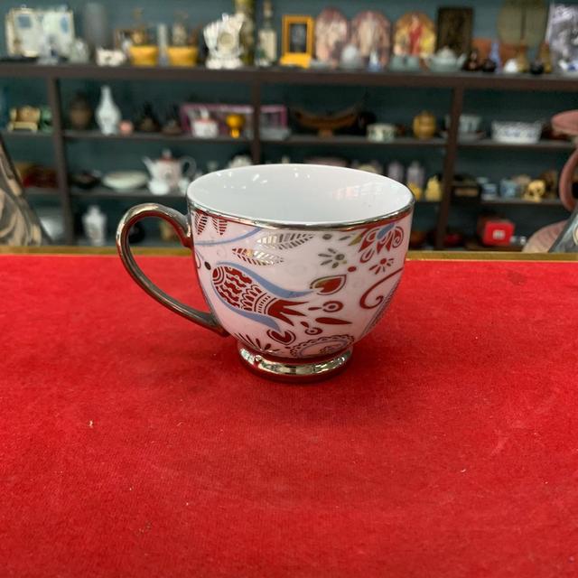 แก้วกาแฟ ทองคำ 24k porcelain งานเบลเยี่ยม 3