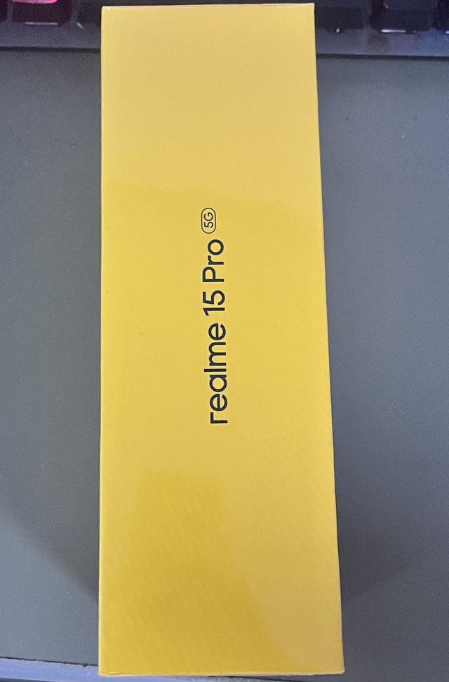 มือถือ มือหนึ่งยังไม่แกะซีล Realme  15 Pro 12 GB 256 GB รูปที่ 3