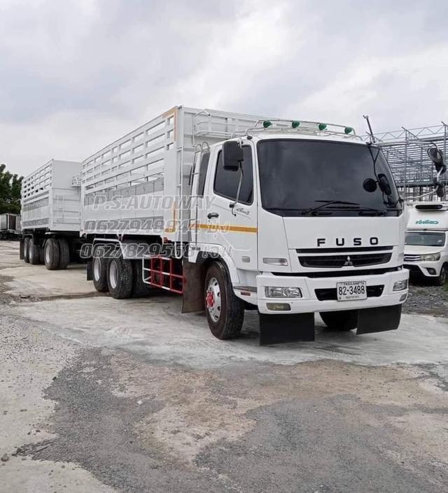 MITSUBISHI FUSO สิบล้อดั้มแม่ลูกปี2555 2