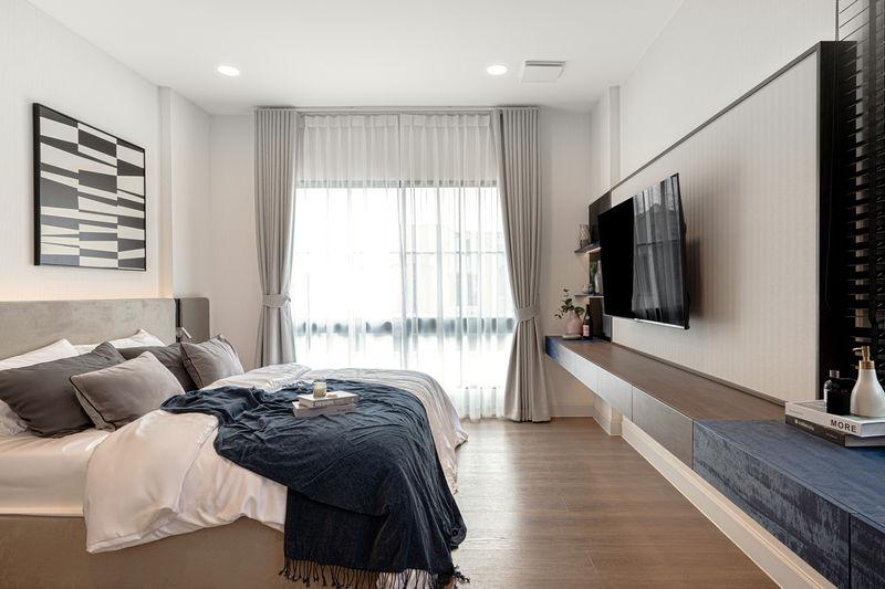 ให้เช่าบ้านเดี่ยวหรู | Nantawan Rama 9 – New Krungthep Kreetha  บ้านเดี่ยวระดับ Luxury พร้อมอยู่ ทำเลกรุงเทพกรีฑาใหม่ พื้นที่กว้าง ฟังก์ชันครบ 6