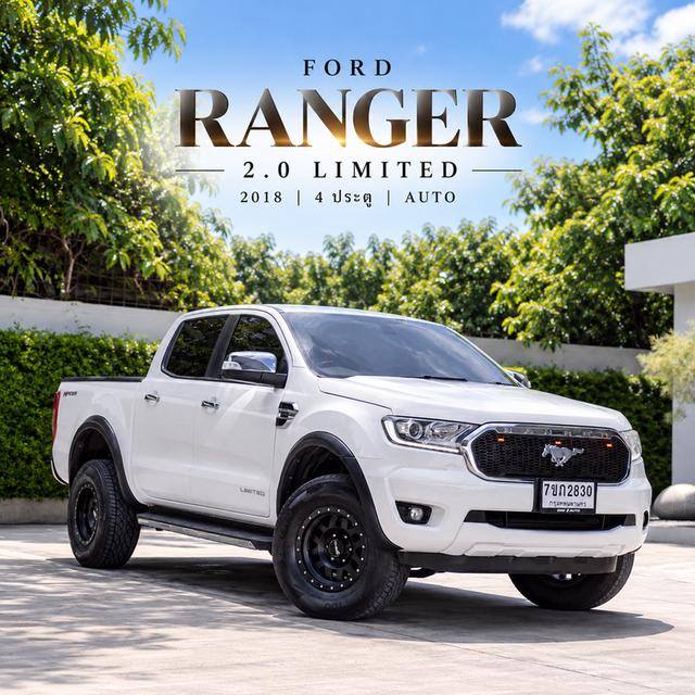 FORD RANGER 2.0 LIMITED 4 ประตู 2018