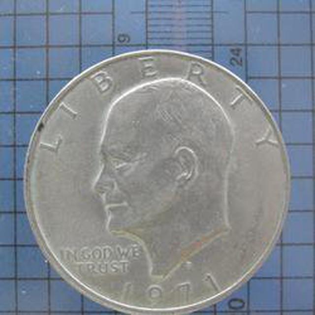 5385 เหรียญ USA one dollar ปี 1971, 1972  ขนาด 3.7 ซม. / นน. 1