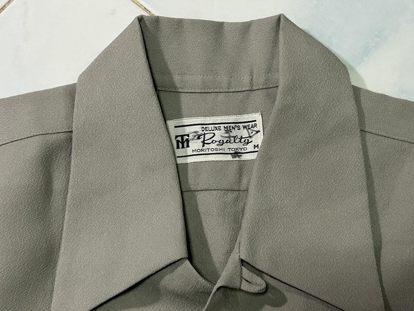 [เปิดขาย] เสื้อเชิ้ตวินเทจ 70s-80s Royalty Deluxe - Big Collar Shirt งานญี่ปุ่นแท้ Moritoshi Tokyo ผ้าเนื้อทรายพริ้วสวย สภาพกริ๊บ ไซส์ทอง! รูปที่ 4