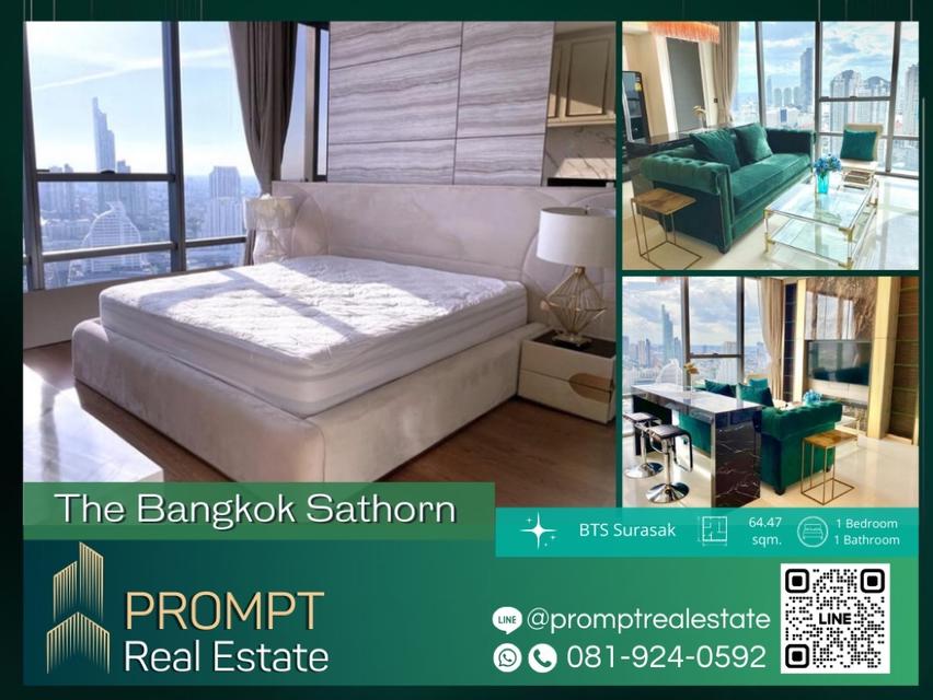 ST04569 - The Bangkok Sathorn - 64.47 sqm  - BTS Surasak - St.LouisCollege - BTS SaphanTaksin 1