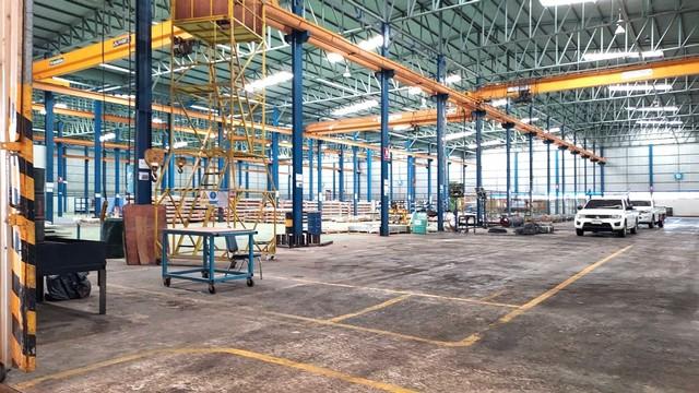 ให้เช่าโกดังสมุทรปราการ #ให้เช่าโรงงาน/คลังสินค้าขนาด 6,000 ตารางเมตร(แบ่งเช่าได้) มีเครน 3 ตัน 3