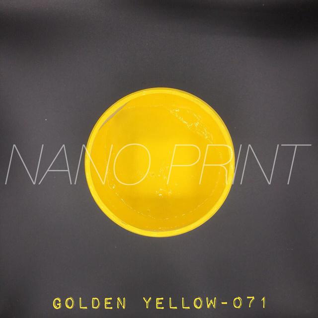 สีสกรีนผ้าพร้อมใช้ นาโนปริ้นท์ สีเหลืองจันทร์ 01 2