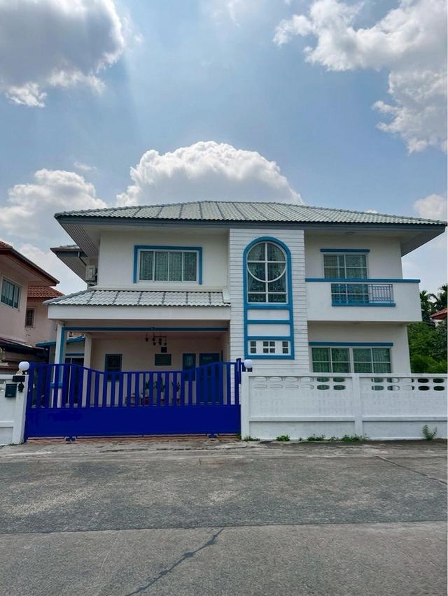 ขายบ้านสายไหม-หทัยราษฎร์บ้านเดี่ยวหลังริม หน้าบ้านไม่ติดใคร บ้านทองสถิตย์8 บ้านเดี่ยว2ชั้น หทัยราษฎร์ ต.ลาดสวาย อ.ลำลูกกา50.9ตารางวาราคา 4,690,000 บาท 1