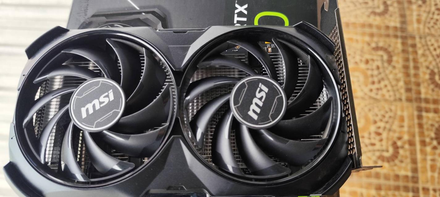  MSI VGA GEFORCE RTX 4060 VENTUS 2X BLACK OC - 8GB GDDR6 6