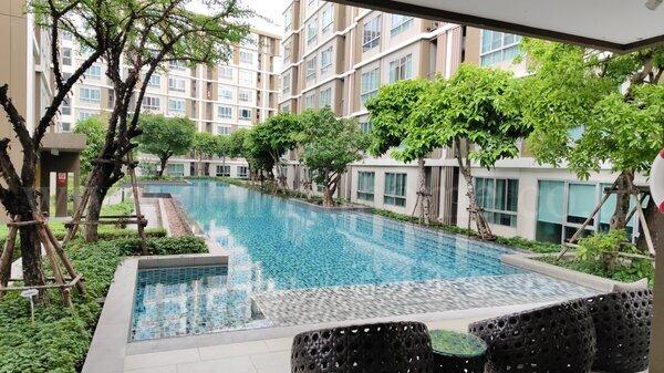 ดีคอนโด แคมปัส รีสอร์ท รังสิต ห้องมุม ใกล้ ม.ธรรมศาสตร์ 9