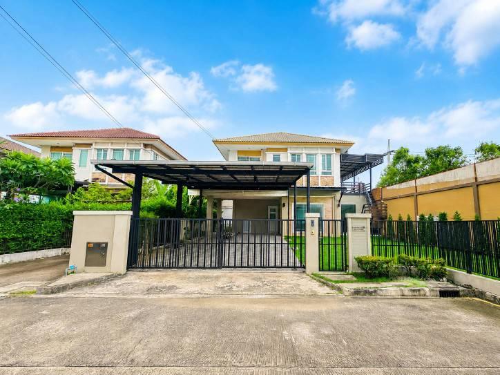ขายบ้านเดี่ยว 2 ชั้น หลังริม หมู่บ้านมัณฑนา รามอินทรา–วงแหวน 1