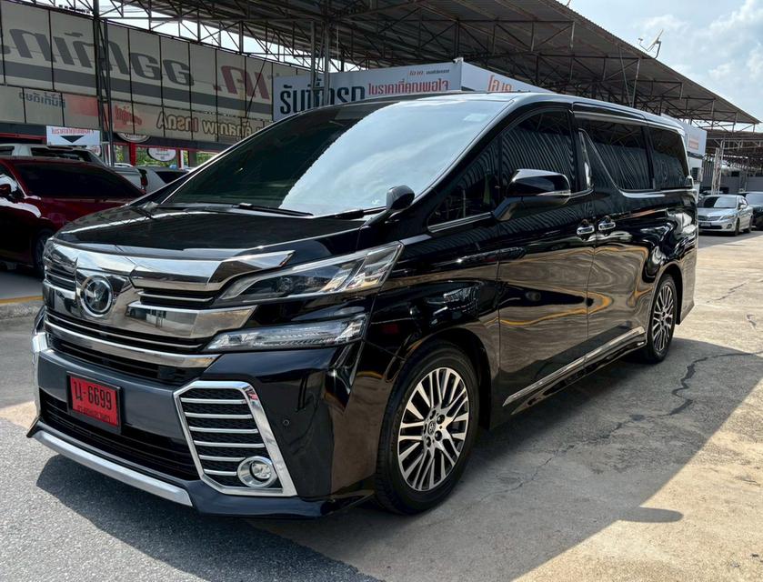 Toyota Vellfire 2.5 ZG Edition 2015 ดำ สภาพป้ายแดง