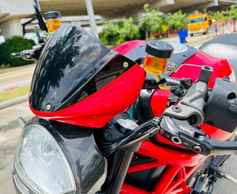 Ducati Monster 796 ABS ปี 2015 สีแดงพร้อมของแต่ง เซอร์วิสใหญ่มาเรียบร้อย 14