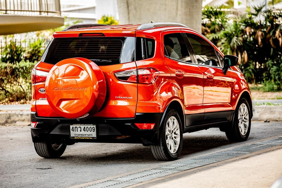 Ford EcoSport 1.5 Titanium Sunroof ปี 2015 สีส้ม ไมล์แท้เพียง 90,523 Km. 6