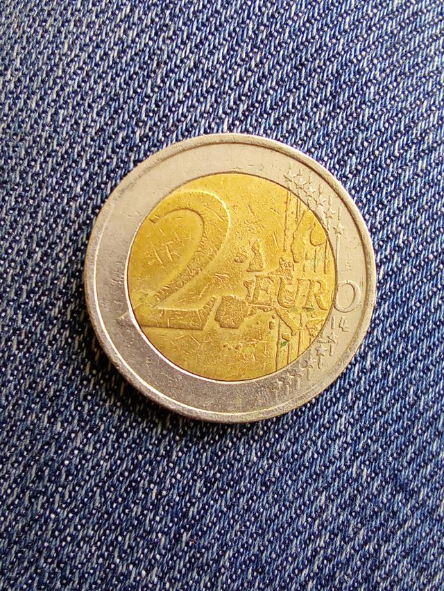 เหรียญต่างประเทศ เหรียญ 2 ยูโร ปี 1999 น่าเก็บ