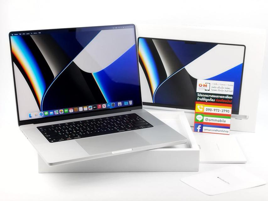 ขาย/แลก Macbook Pro 16-inch 2021 M1Pro Ram16 SSD512 Space Silver ศูนย์ไทย สภาพสวยมาก แท้ ครบกล่อง เพียง 63,900 บาท 1