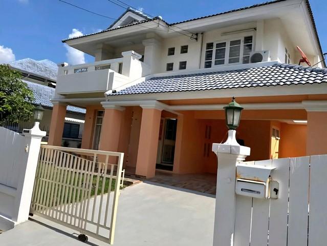 บ้านเดี่ยว 2ชั้นให้เช่า รีโนเวทใหม่ อยู่ถนน รามคำแหง164 ใกล้วัดตลาดน้ำขวัญเรียม 1