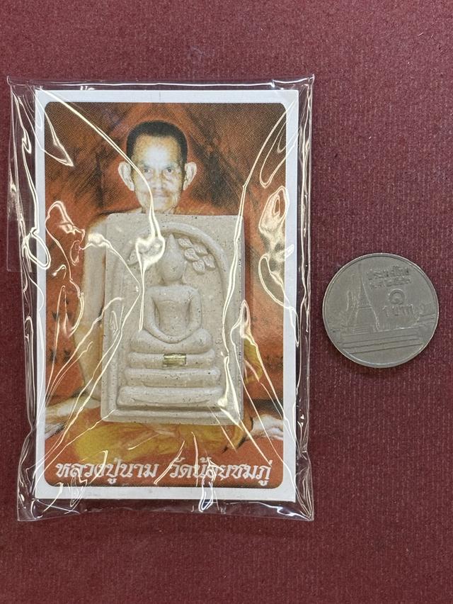 พระสมเด็จปรกโพธิ์ หลวงปู่นาม วัดน้อยชมภู่ สุพรรณบุรี พ.ศ.๒๕๕๔ ซองเดิม สวยครับ รูปที่ 5