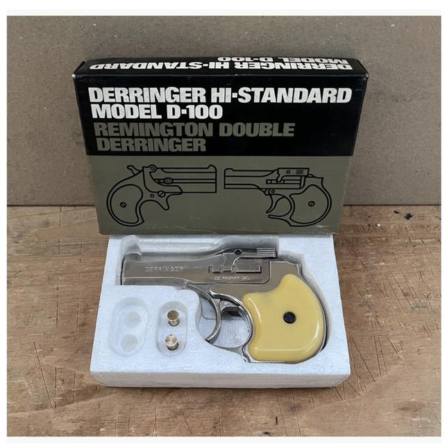 Model Cap Gun Derringer Hi-Standard Model D-10