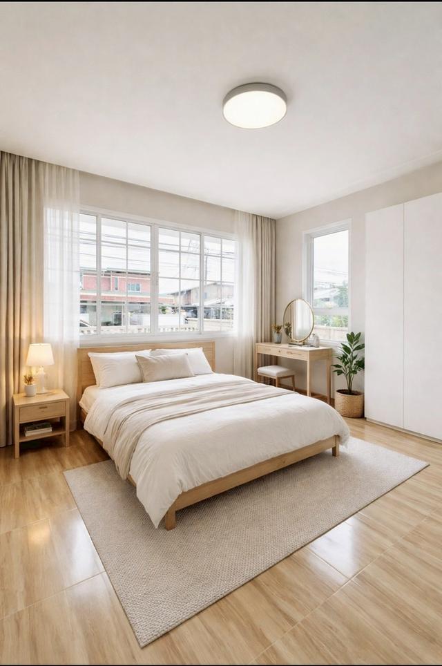 บ้านเดี่ยวชั้นเดียว 2 ห้องนอน 1 ห้องน่ำ 6