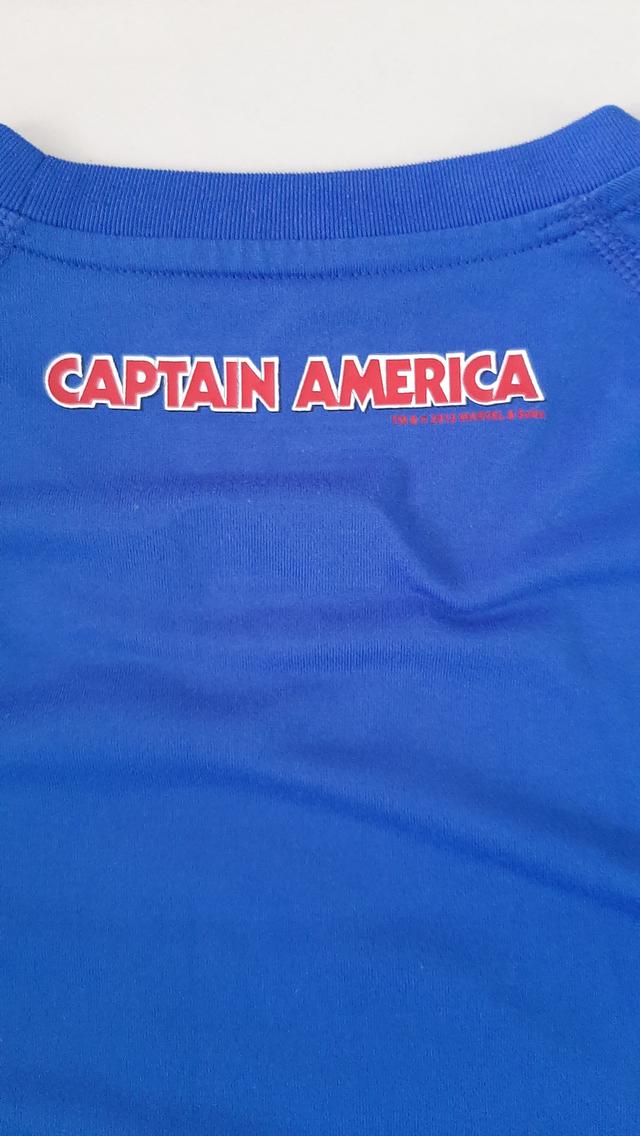เสื้อยืดออกกำลังกายมือสอง under armour x marvel captain america รูปย่อยที่ 4