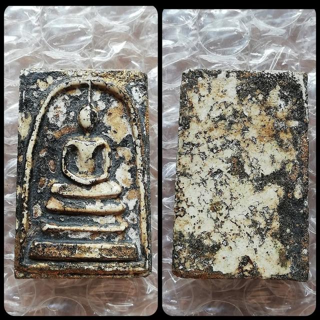 สมเด็จปรกโพธิ์วัดเขาตะเคราสะดือขีด กรุวัดพระแก้ว กรุบางขุนพรหม พระประธาน เกศทะลุซุ้ม รูปที่ 9