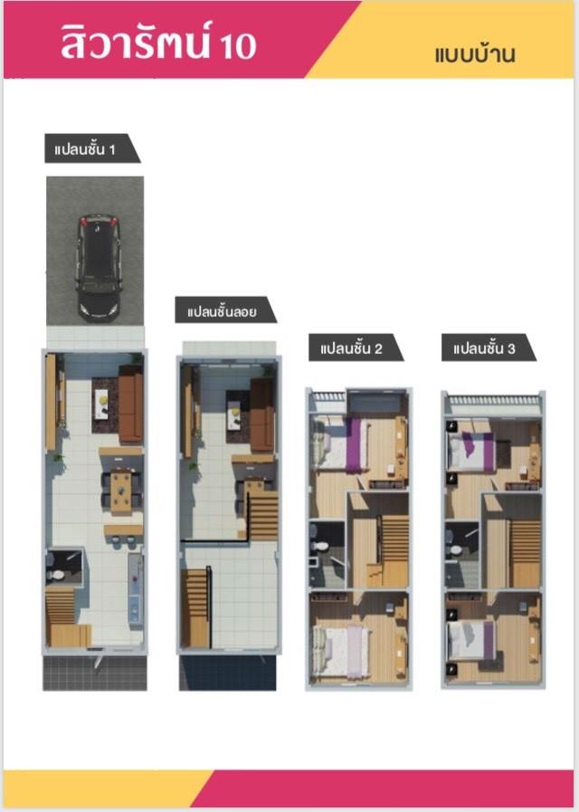 ทาวน์เฮ้าส์ อาคารพาณิชย์ 3